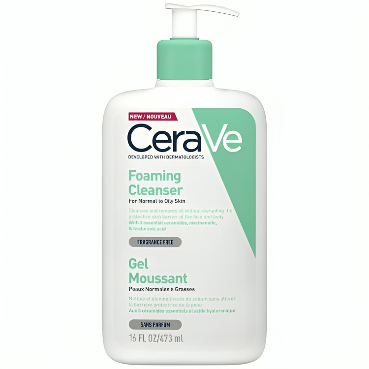 CeraVe Foaming Cleanser | For Normal to Oily Skin (Bar-code scannable)