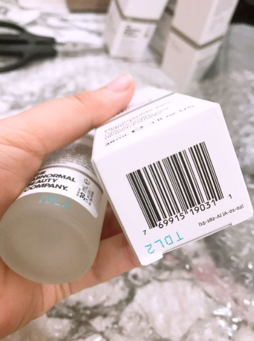 THE ORDINARY NIACINAMIDE 10% + ZINC 1% (30 ML) WITH BATCH CODE